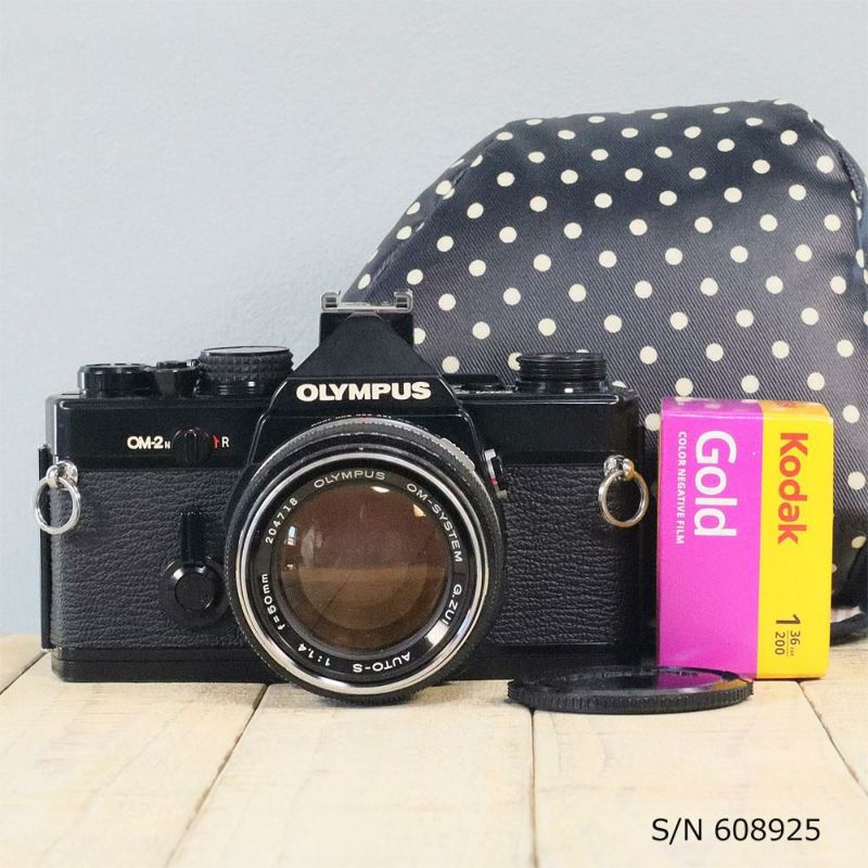 中古】【送料無料】【保証付 】 オリンパス OLYMPUS OM-2 S/N 508208 