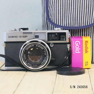 中古】【送料無料】【保証付 】OLYMPUS 35 SP S/N 269826（ケース 